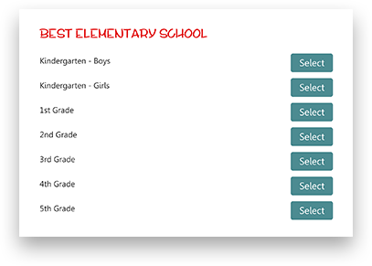 Grade Specific Registration