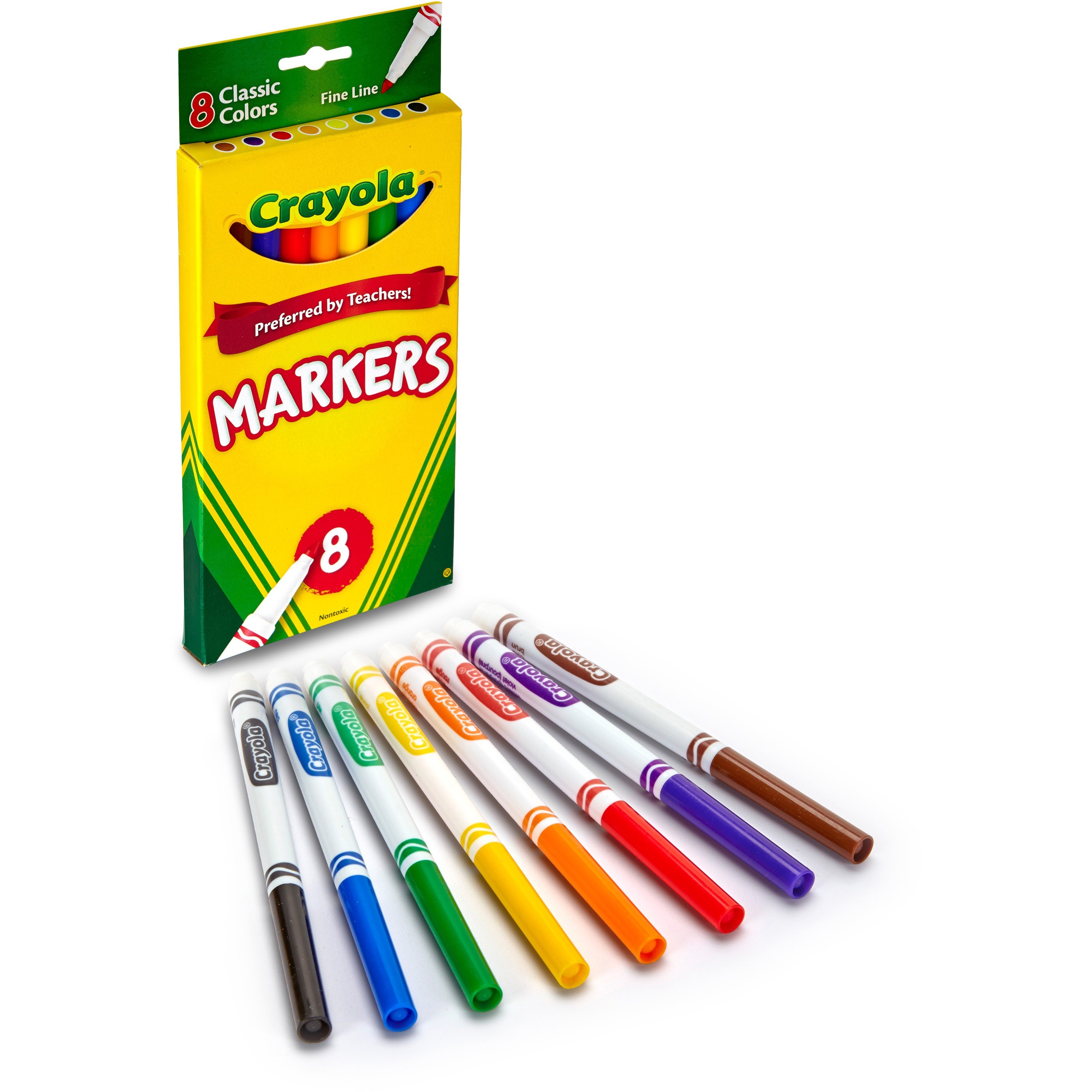 8ct Fine Tip Markers