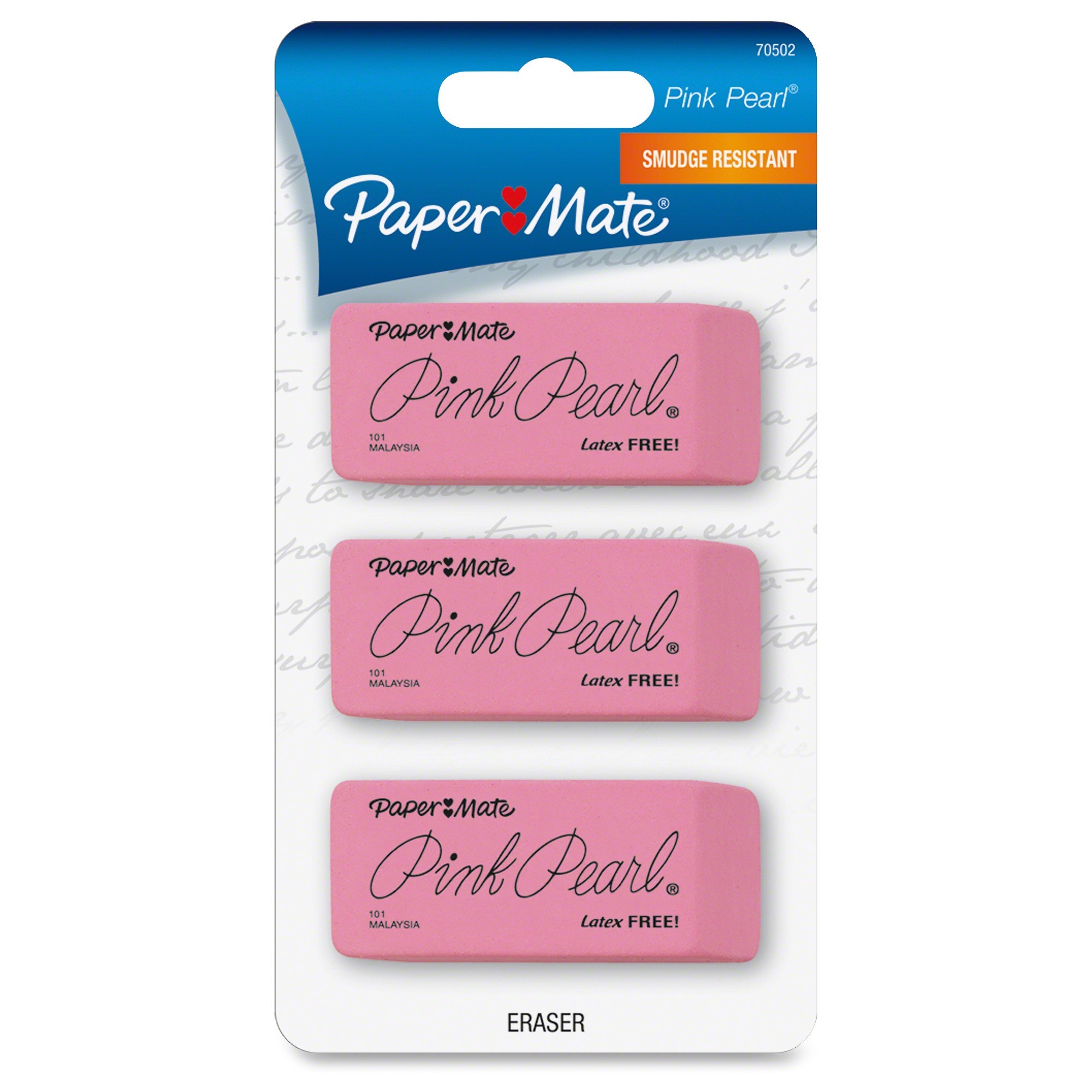 Blue Summit Supplies Pink Erasers, 100 Pack