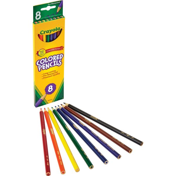 8 pack Crayola Colored Pencils