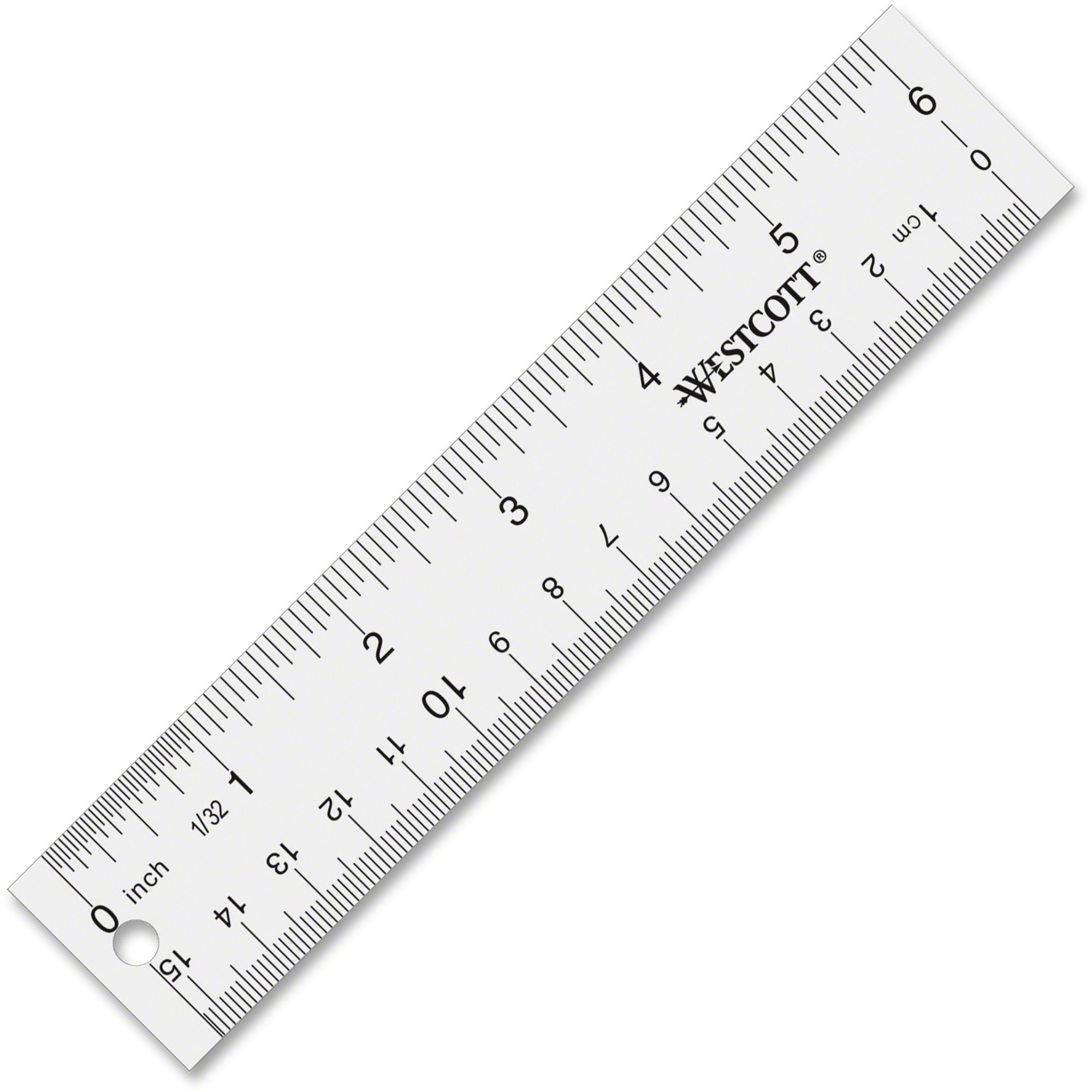 6.9 inches on a ruler life size