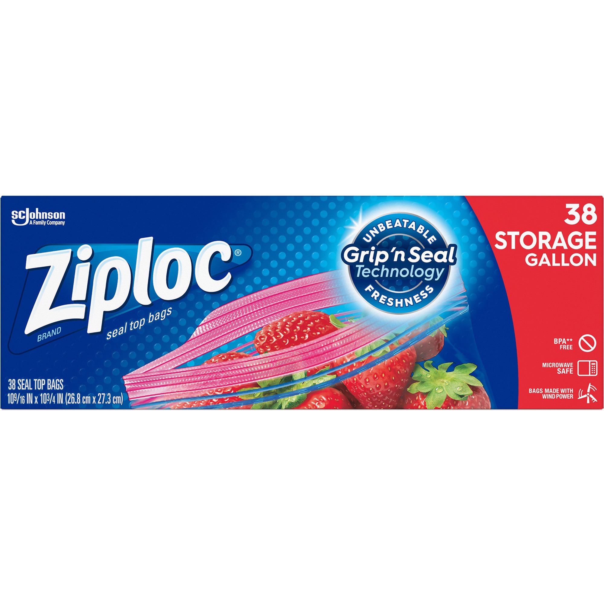Gallon Ziploc 38ct Ready Set Start