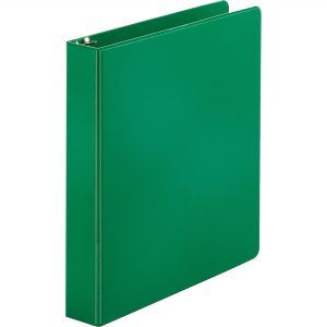 1 2 inch green binder